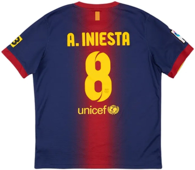 Nike Barcelona Boys SS Home Shirt 2012/13