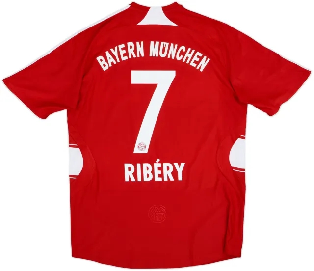 adidas Bayern Munich Mens SS Home Shirt 2007/08