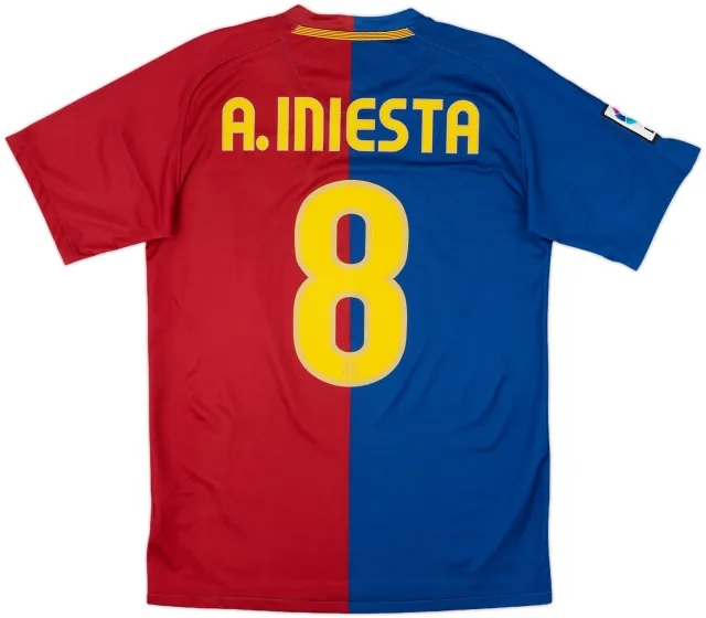 Nike Barcelona Mens SS Home Shirt 2008/09