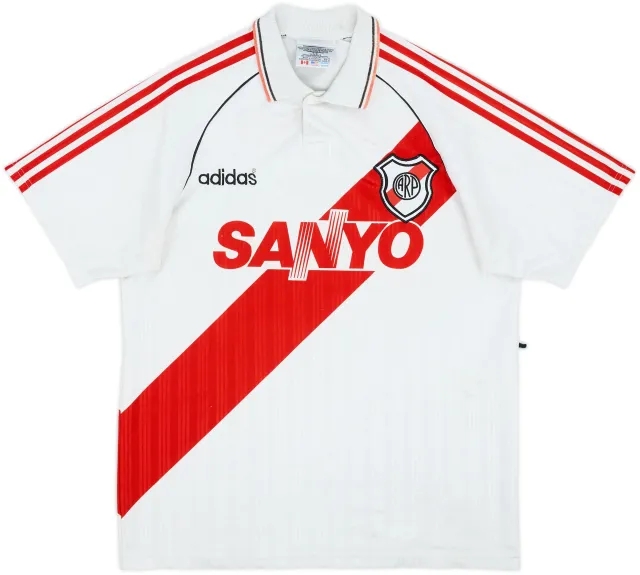 adidas River Plate Mens SS Home Shirt 1994/95
