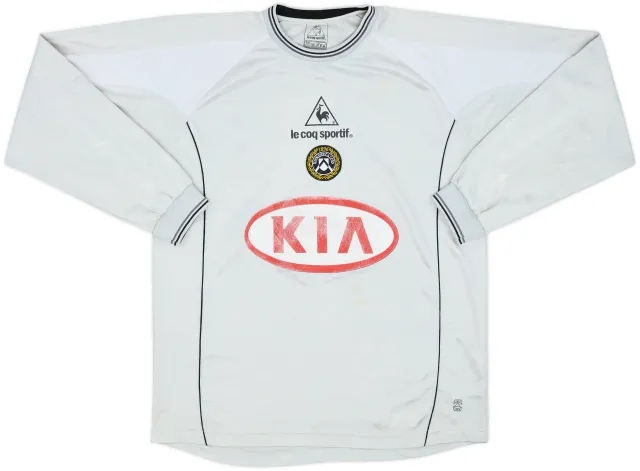 Le Coq Sportif Udinese Mens LS Home Shirt 2004/05