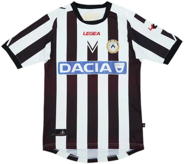 Legea Udinese Mens SS Home Shirt 2011/12
