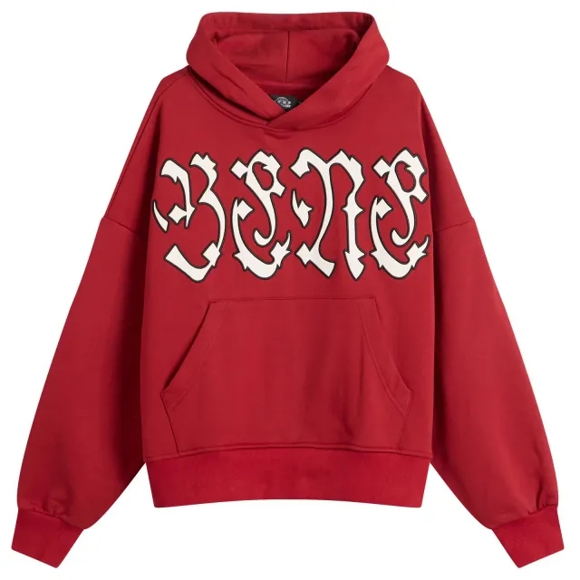 Bene Culture Stars Hoodie Maroon