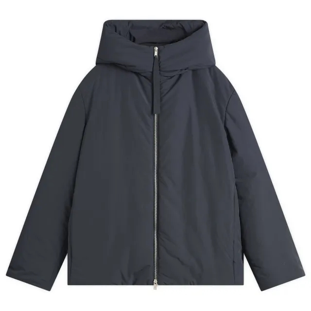 Jil Sander Men's Hooded Down Jacket Black