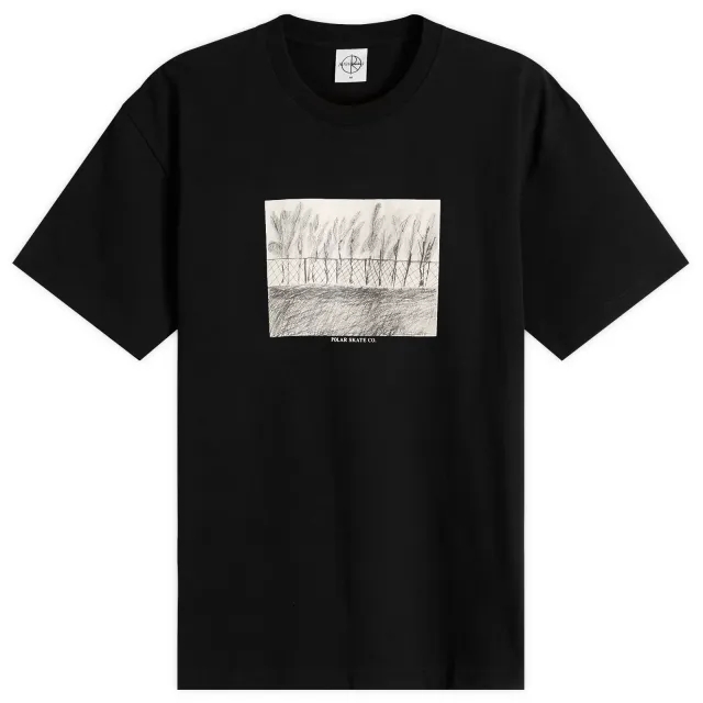 Polar Skate Co. Men's Fence T-Shirt Black