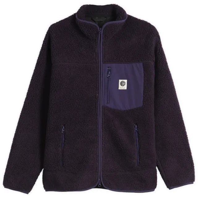 Polar Skate Co. Men's Kiki Fleece Jacket Dark Violet