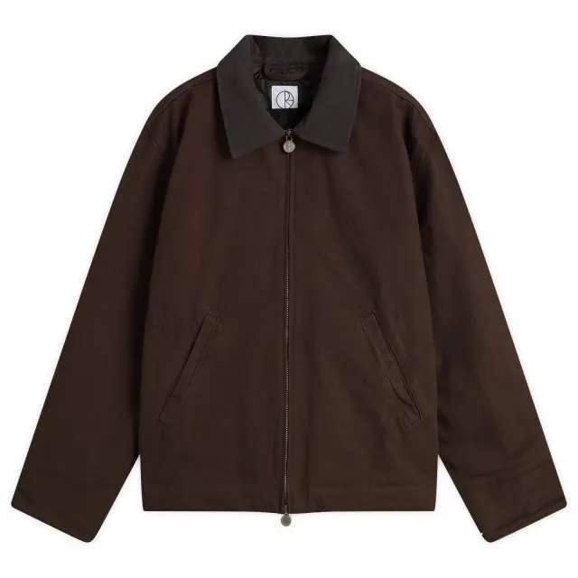 Polar Skate Co. Men's Quilt Lined Cliff Jacket Chocolate