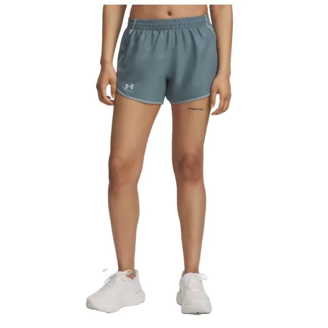 Under Armour  Fly-By Women's 3" Shorts Jasper Blue / Serpentine / Reflective L