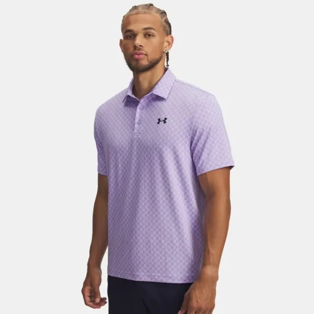 Under Armour  Playoff 3.0 Printed Men's Polo Transparent / White / Midnight Navy L
