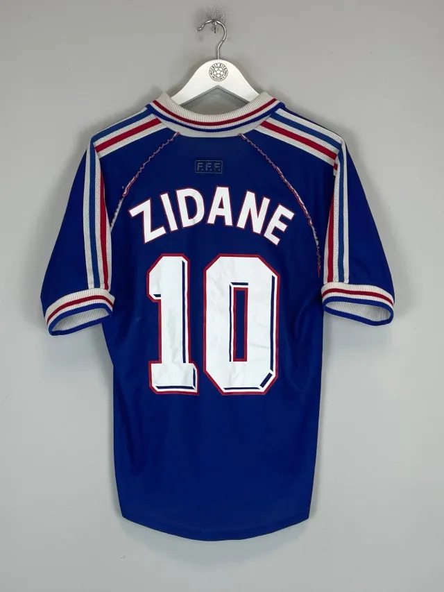 1998/00 FRANCE ZIDANE #10 HOME SHIRT (S) ADIDAS, Cult Kits