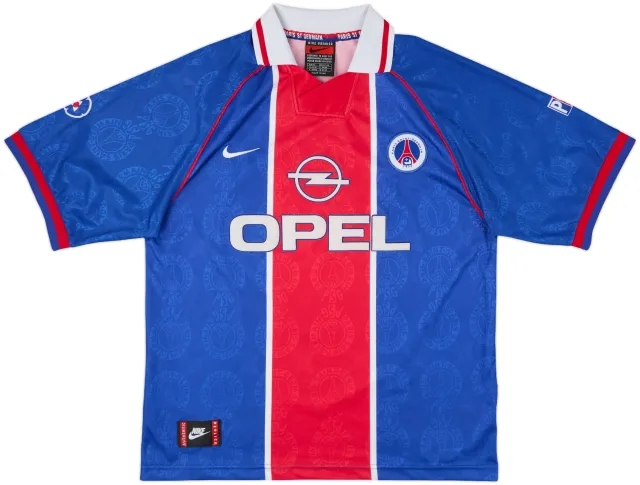 Nike Paris Saint Germain Mens SS Home Shirt 1996/97