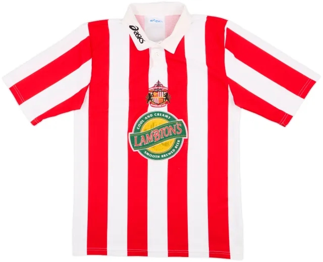 Asics Sunderland Mens SS Home Shirt 1997/99