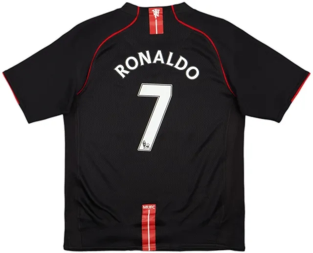 Nike Manchester United Boys SS Away Shirt 2007/08