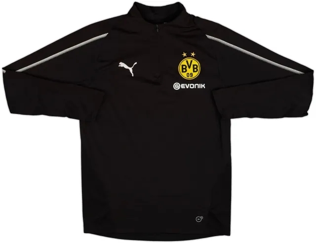 2018-19 Dortmund Puma 1/4 Zip Training Top - 8/10 - (S)