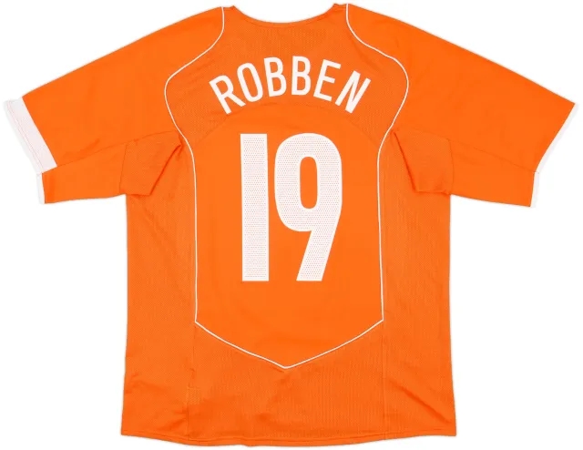 Nike Netherlands Mens SS Home Shirt 2004