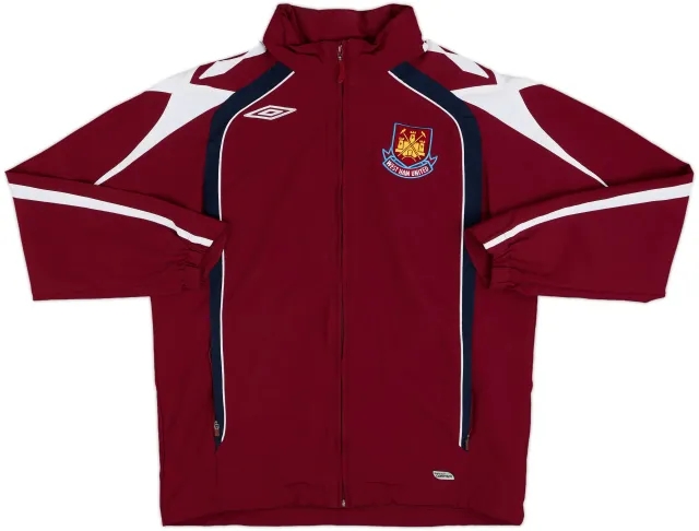 2007-08 West Ham Umbro 1/4 Zip Drill Top - 8/10 - (M)