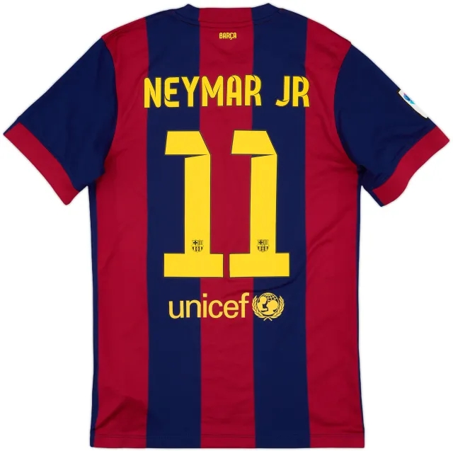 Nike Barcelona Mens SS Home Shirt 2014/15