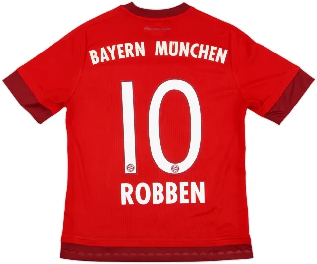adidas Bayern Munich Boys SS Home Shirt 2015/16