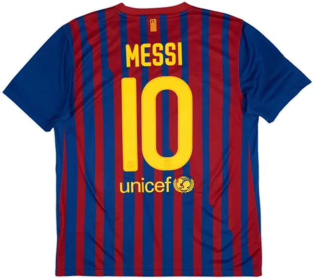 Nike Barcelona Mens SS Home Shirt 2011/12