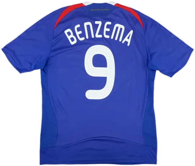 adidas France Mens SS Home Shirt 2007