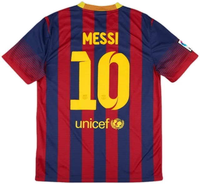 Nike Barcelona Mens SS Home Shirt 2013/14