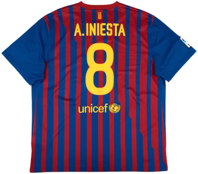 Nike Barcelona Mens SS Home Shirt 2011/12