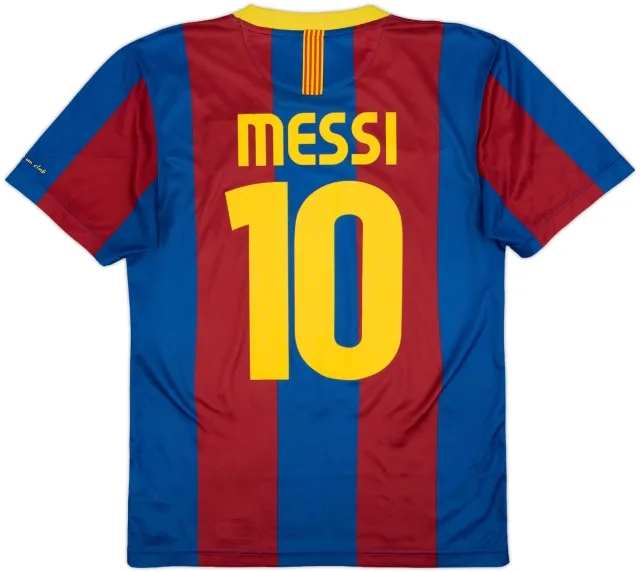 Nike Barcelona Mens SS Home Shirt 2010/11