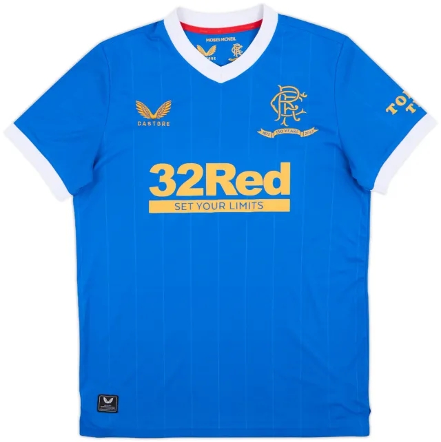 Castore Rangers Mens SS Home Shirt 2021/22