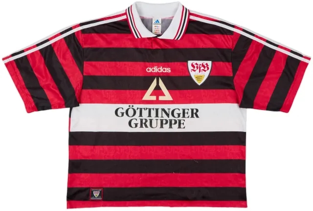 adidas Stuttgart Mens SS Away Shirt 1997/98