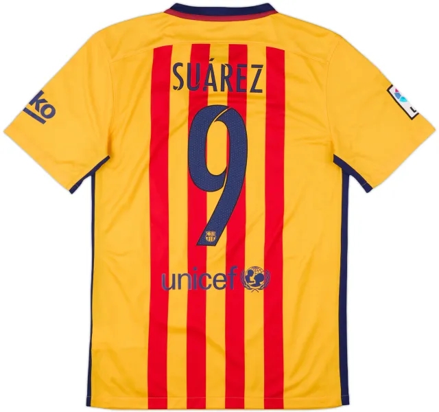 Nike Barcelona Mens SS Away Shirt 2015/16