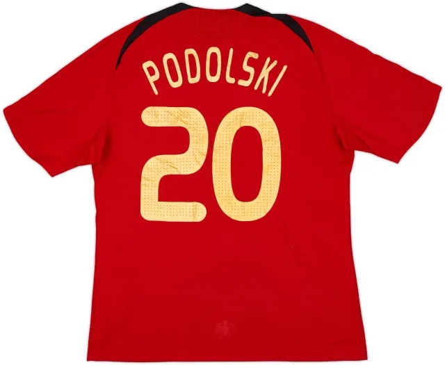 2008-09 Germany Away Shirt Podolski #20 - 6/10 - (L)