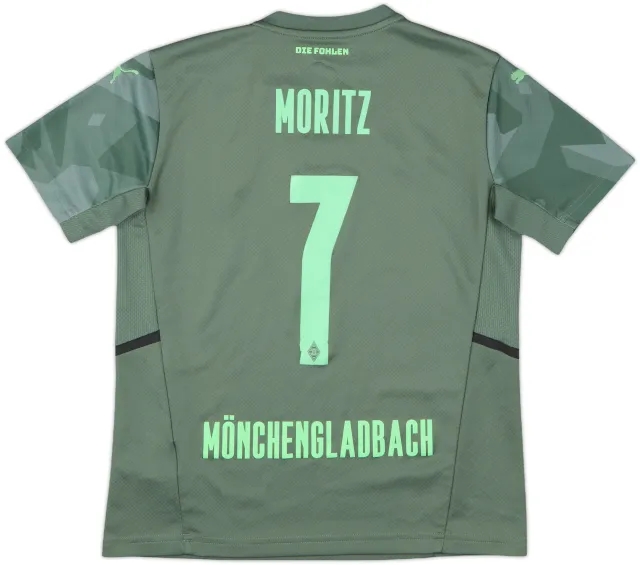 Puma Borussia Monchengladbach Boys SS Away Shirt 2021/22