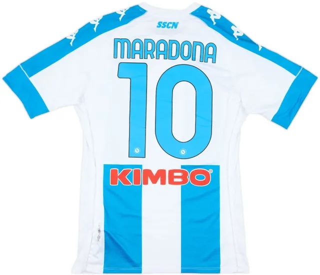 Kappa Napoli Mens SS Player Issue Fourth Shirt 2020/21