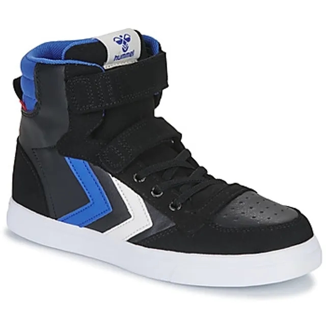 hummel  SLIMMER STADIL HIGH JR  girls's Children's Shoes (High-top Trainers) in Black