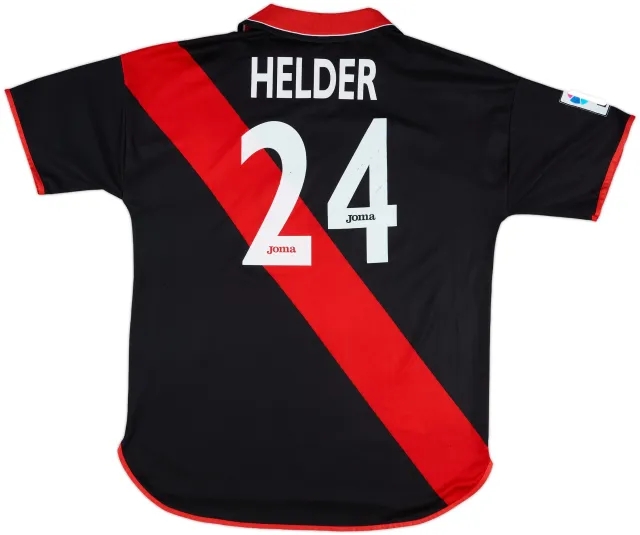 2001-02 Rayo Vallecano Match Issue Away Shirt Helder #24