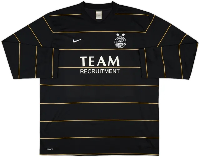 2009-10 Aberdeen Away L/S Shirt - 8/10 - (XXL)