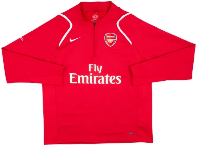 2006-07 Arsenal Nike 1/4 Zip Drill Top - 7/10 - (XL)