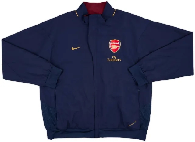 2007-08 Arsenal Nike Track Jacket - 8/10 - (XL)