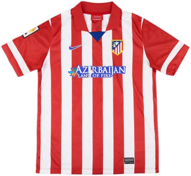 2013-14 Atletico Madrid Home Shirt - 5/10 - (XL.Boys)