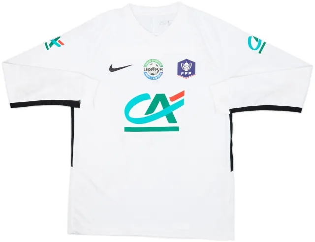 2021-22 Coupe de France Home L/S Shirt #4 - 6/10 - (L)