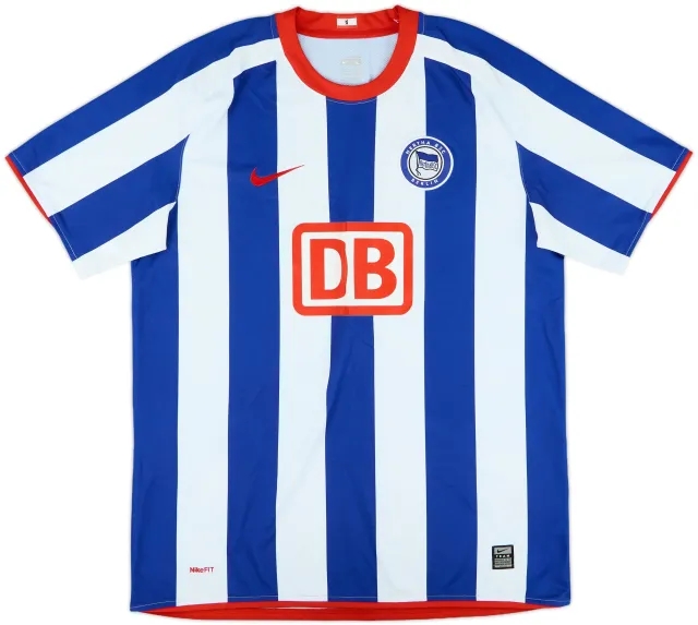 2008-09 Hertha Berlin Home Shirt - 7/10 - (L)