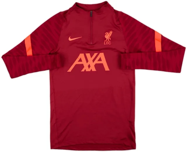 2021-22 Liverpool Nike 1/4 Drill Top - 8/10 - (XS)