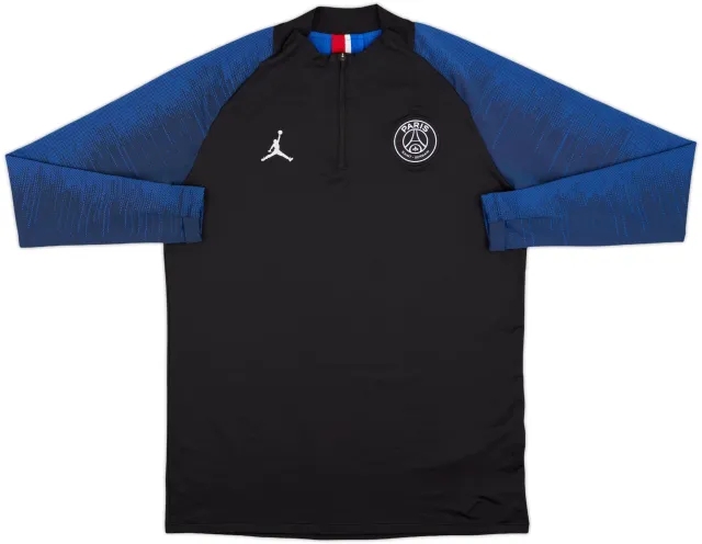 2020-21 Paris Saint-Germain Jordan 1/4 Zip Drill Top - 9/10 - (L)