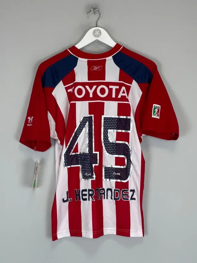 2006/07 CHIVAS GUADALAJARA J.HERNANDEZ #45 *BNWT* HOME SHIRT (XS) REEBOK, Cult Kits