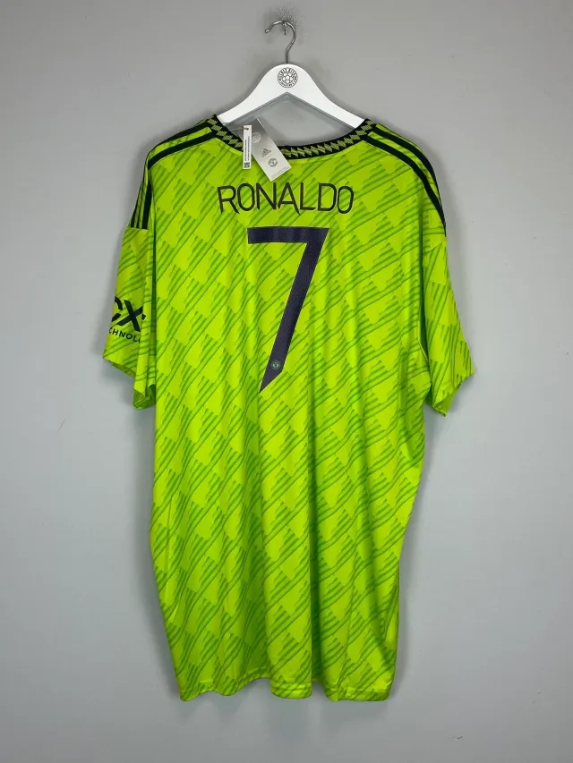 2022/23 MANCHESTER UNITED RONALDO #7 *BNWT* THIRD SHIRT (XXXXL) ADIDAS, Cult Kits