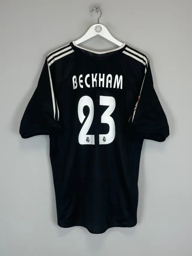 2004/05 REAL MADRID BECKHAM #23 AWAY SHIRT (XL) ADIDAS, Cult Kits