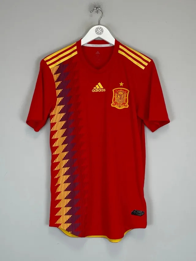 2018/19 SPAIN *AUTHENTIC* HOME SHIRT (M) ADIDAS | CULT KITS