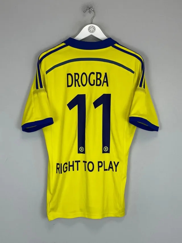 2014/15 CHELSEA DROGBA #11 AWAY SHIRT (M) ADIDAS | CULT KITS