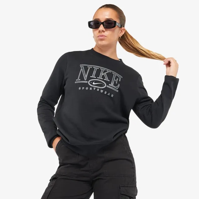 Nike Sportswear Womens Club Fleece Crew Neck Sweatshirt