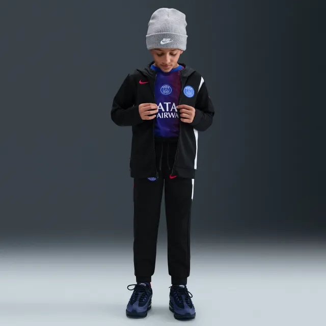 Paris Saint-Germain Third Older Kids' Nike Total 90 Football Woven Tracksuit - Black - Polyester